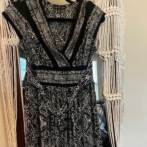 Black and white dress